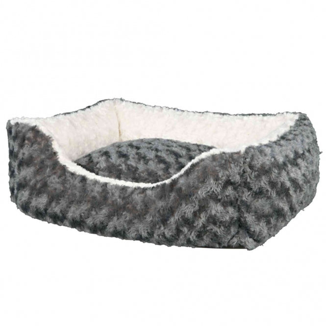 Rechteckiges Komfort-Hundebett mit Wendekissen